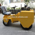 New Double Drum Mini Ride-on Road Roller Compactor Fyl-855